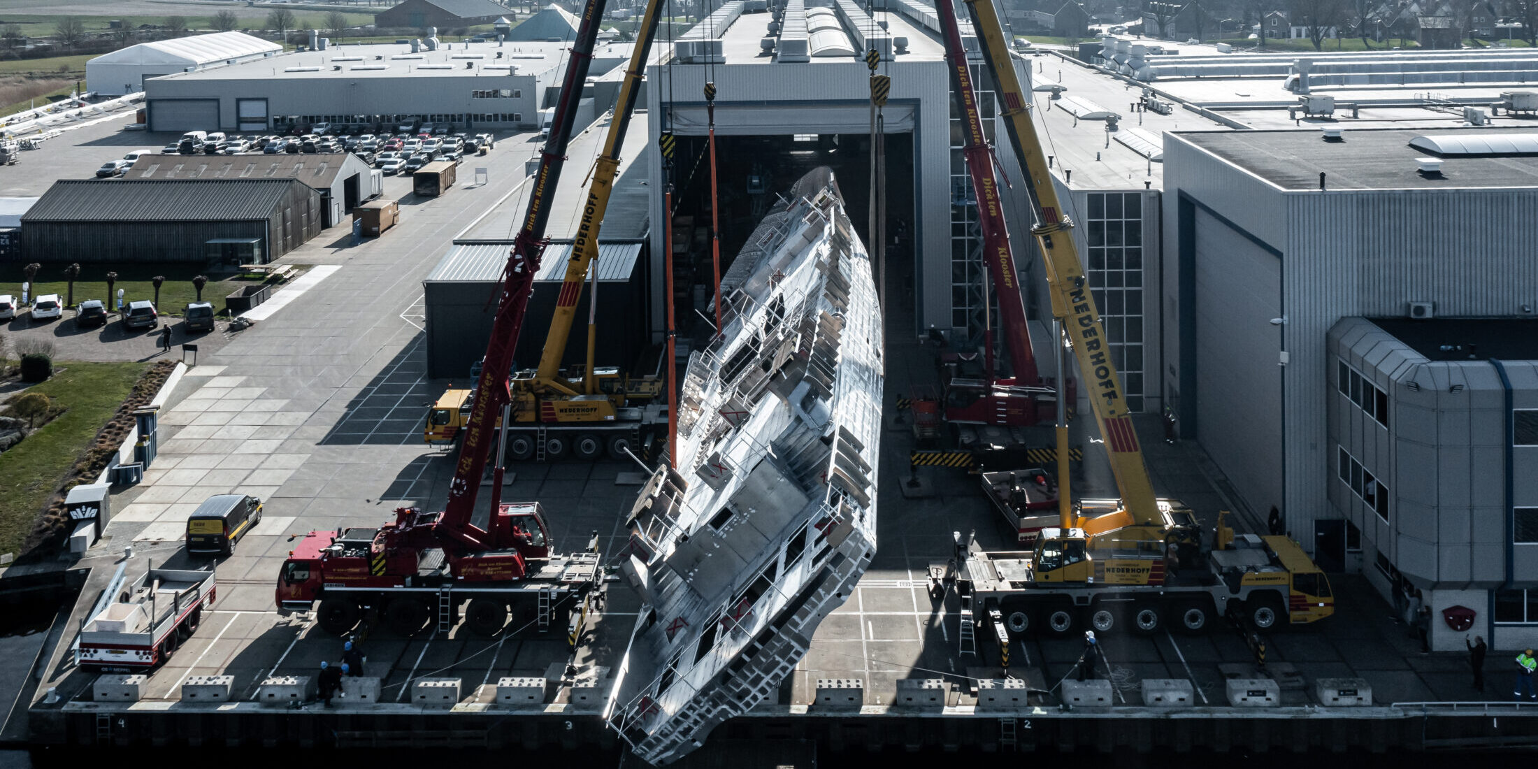 Royal Huisman Project 406 - photo by Tom van Oossanen DJI_0065